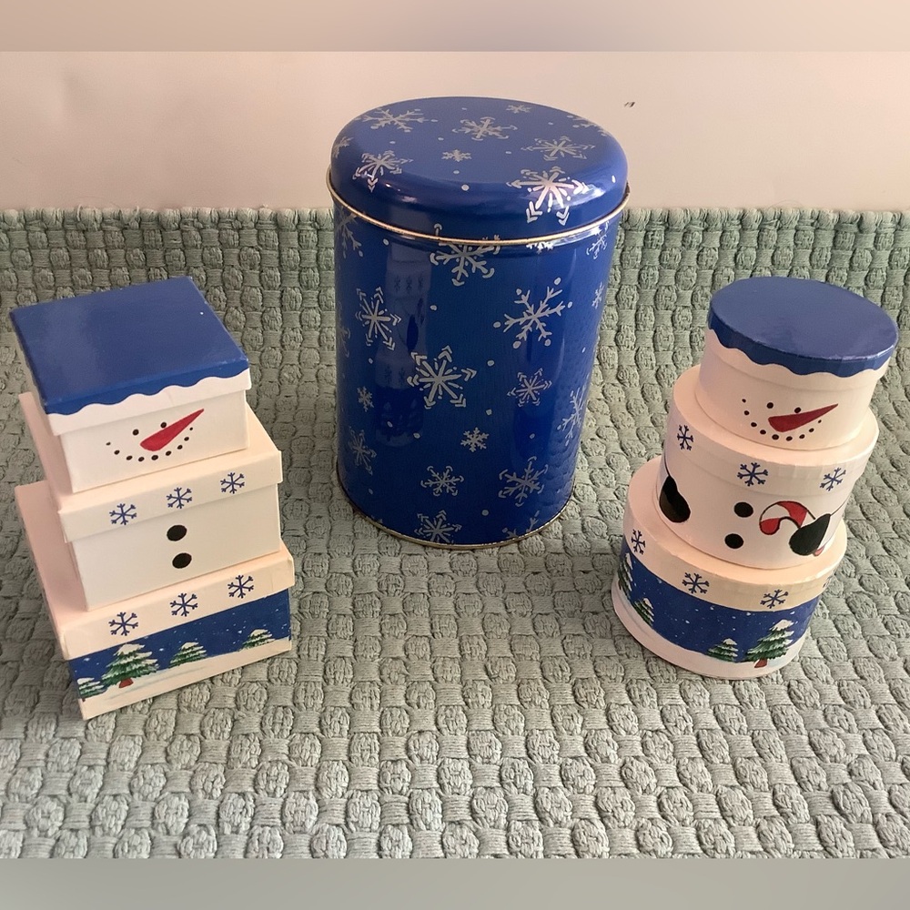 Winter and Snowman Boxes